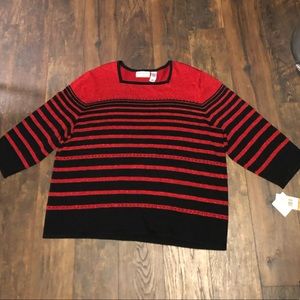 NWT Embellished Alfred Dunner Top 3X